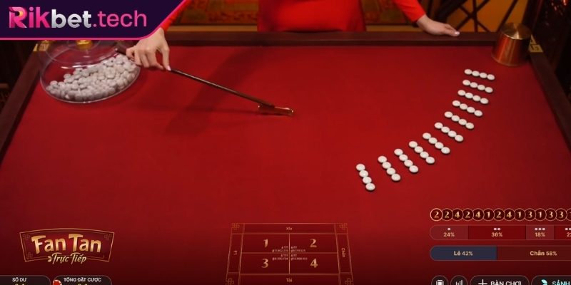 Luật chơi Fan Tan Rikbet cho cửa Nim